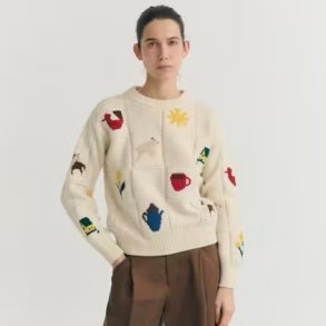 Thinking Mu - Sweater - Masia Candela knitted sweater