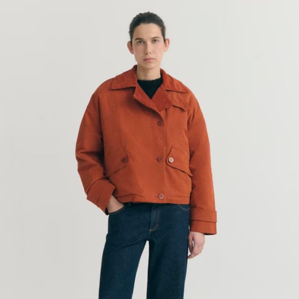 Thinking Mu - Jakke - Norma jacket - Bombay Brown
