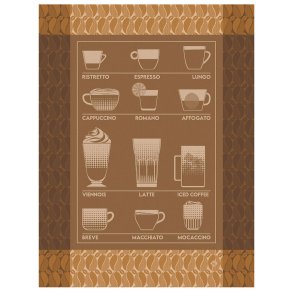 Le Jacquard Francais - Viskestykke - Barista - Brown