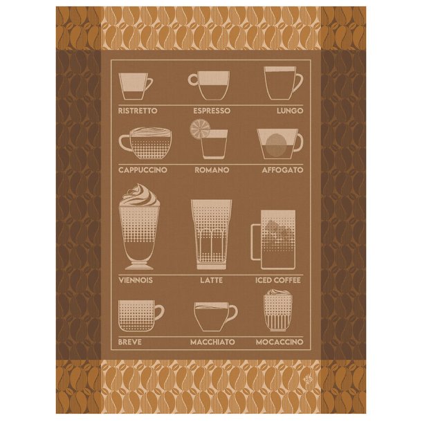 Le Jacquard Francais - Viskestykke - Barista - Brown