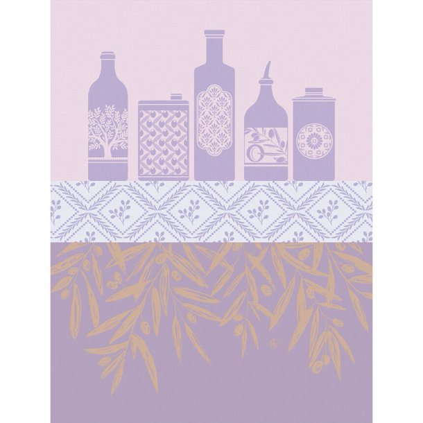 Le Jacquard Francais - Viskestykke - Huiles Proven�ales - Purple