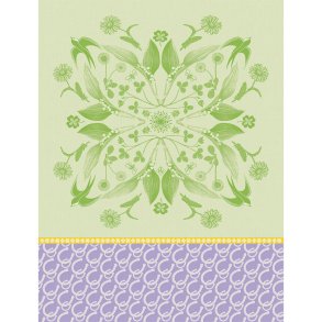 Le Jacquard Francais - Viskestykke - Porte Bonheur - Green